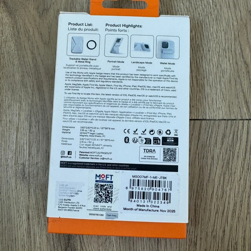 MOFT new packaging